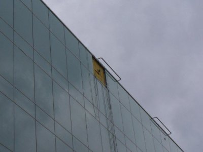 Montaż szyb elewacyjnych w Centrum Biurowym Lubicz 2, Kraków